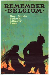 "Remember Belgium: Buy Bonds, Fourth Liberty Loan", 1918 by Ellsworth Young