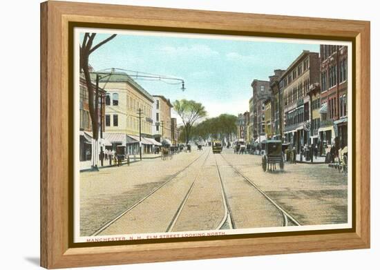 Elm Street, Manchester, New Hampshire-null-Framed Stretched Canvas