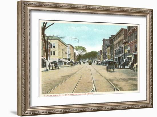 Elm Street, Manchester, New Hampshire-null-Framed Art Print