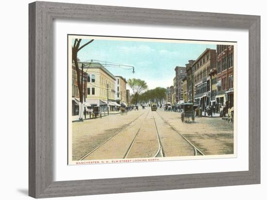 Elm Street, Manchester, New Hampshire-null-Framed Art Print