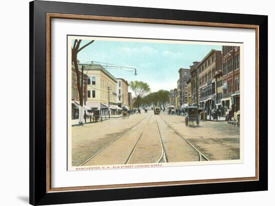 Elm Street, Manchester, New Hampshire-null-Framed Art Print