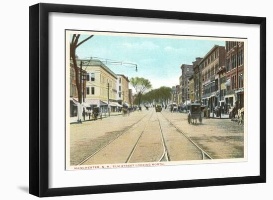 Elm Street, Manchester, New Hampshire-null-Framed Art Print