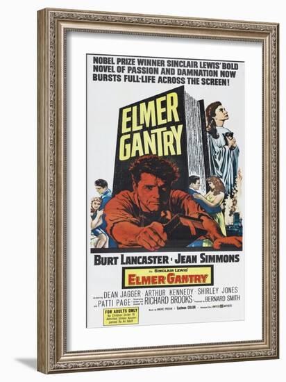 Elmer Gantry-null-Framed Art Print