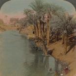 'In the Fayum, the richest Oasis in Egypt on Bahr Yussef (River Joseph), to the Nile', 1902-Elmer Underwood-Photographic Print