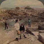 'The Larisa, or ancient Citadel (950 ft. high) W. from Market Place, Argos, Greece', 1903-Elmer Underwood-Photographic Print