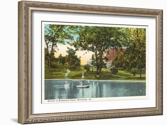 Elmwood Park, Roanoke, Virginia-null-Framed Art Print