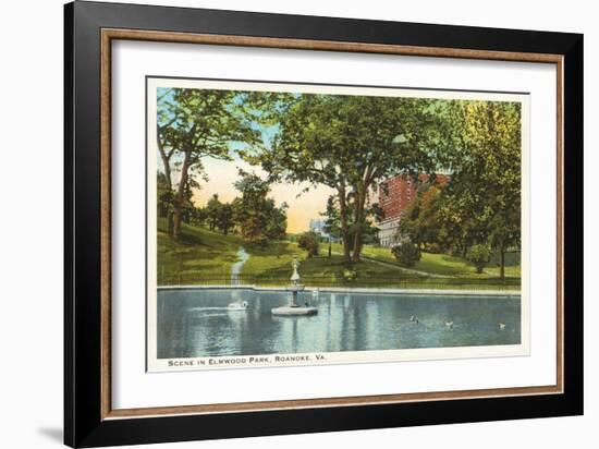 Elmwood Park, Roanoke, Virginia-null-Framed Art Print
