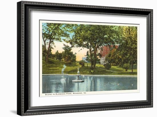 Elmwood Park, Roanoke, Virginia-null-Framed Art Print