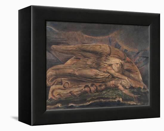 Elohim Creating Adam-William Blake-Framed Premier Image Canvas