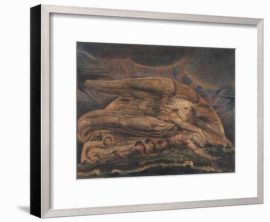 Elohim Creating Adam-William Blake-Framed Giclee Print