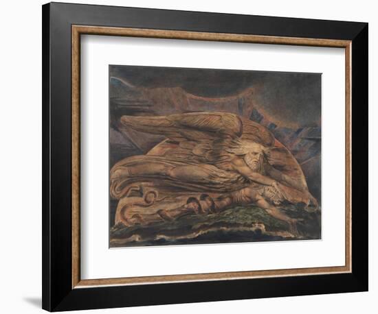 Elohim Creating Adam-William Blake-Framed Giclee Print