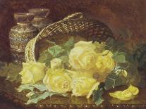 Basket of Yellow Roses-Eloise Harriet Stannard-Framed Giclee Print