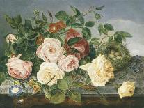 Basket of Yellow Roses-Eloise Harriet Stannard-Giclee Print