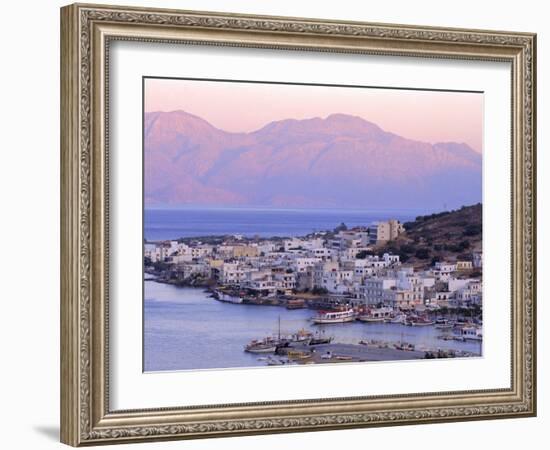 Elounda, Crete, Greece, Europe-Upperhall Ltd-Framed Photographic Print