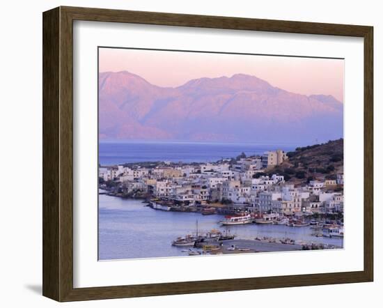 Elounda, Crete, Greece, Europe-Upperhall Ltd-Framed Photographic Print