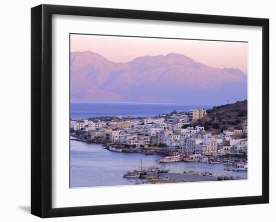 Elounda, Crete, Greece, Europe-Upperhall Ltd-Framed Photographic Print