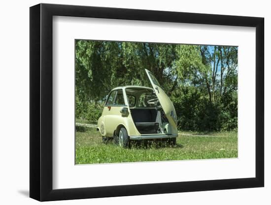 Elsenfeld, Bavaria, Germany, Bmw Isetta, Model 1960, Cubic Capacity 250 Ccm, 12 Hp-Bernd Wittelsbach-Framed Photographic Print