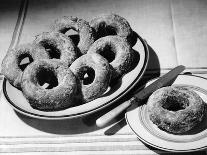 Sugared Ring Doughnuts-Elsie Collins-Stretched Canvas