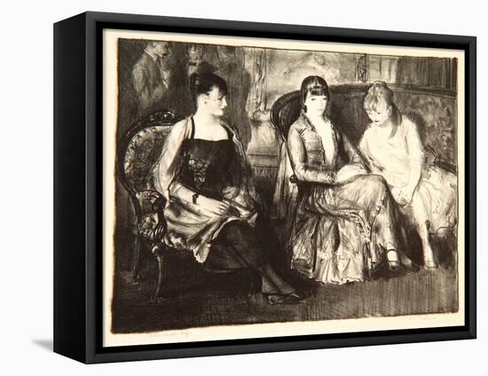 Elsie, Emma and Marjorie, 1921-George Wesley Bellows-Framed Premier Image Canvas