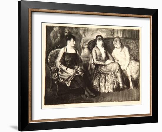 Elsie, Emma and Marjorie, 1921-George Wesley Bellows-Framed Giclee Print