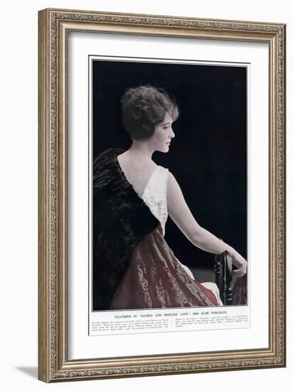 Elsie Ferguson-null-Framed Art Print