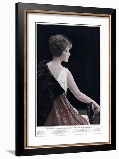 Elsie Ferguson-null-Framed Art Print