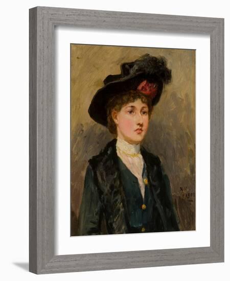 Elsie Wright, 1902-Ralph Hedley-Framed Giclee Print