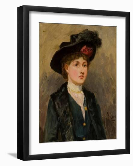 Elsie Wright, 1902-Ralph Hedley-Framed Giclee Print