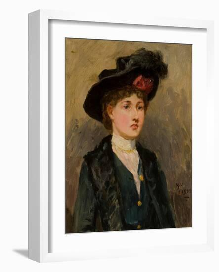 Elsie Wright, 1902-Ralph Hedley-Framed Giclee Print