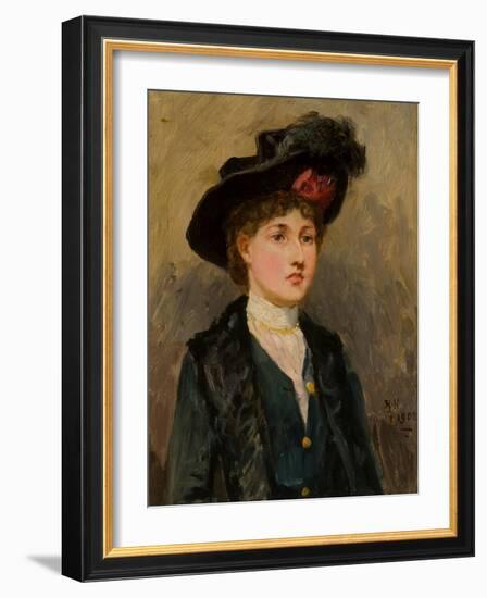 Elsie Wright, 1902-Ralph Hedley-Framed Giclee Print