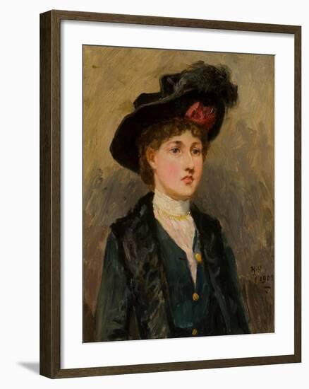 Elsie Wright, 1902-Ralph Hedley-Framed Giclee Print