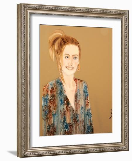 Elspeth, 2017-Susan Adams-Framed Giclee Print