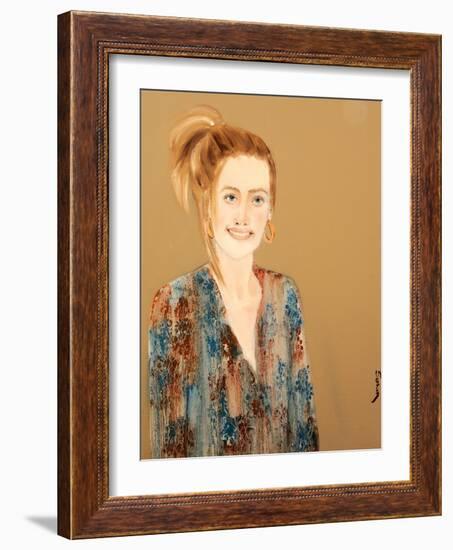 Elspeth, 2017-Susan Adams-Framed Giclee Print