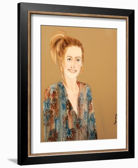 Elspeth, 2017-Susan Adams-Framed Giclee Print