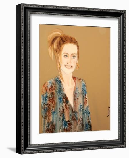 Elspeth, 2017-Susan Adams-Framed Giclee Print