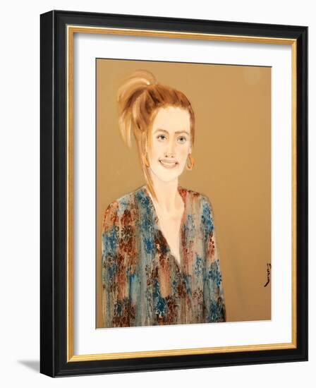 Elspeth, 2017-Susan Adams-Framed Giclee Print