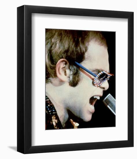 Elton John--Framed Photo