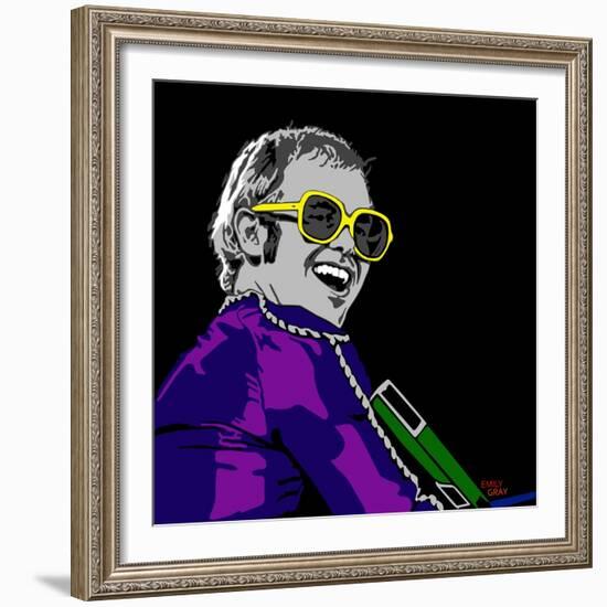 Elton John-Emily Gray-Framed Premium Giclee Print