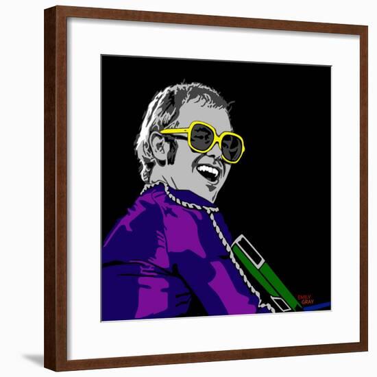 Elton John-Emily Gray-Framed Premium Giclee Print