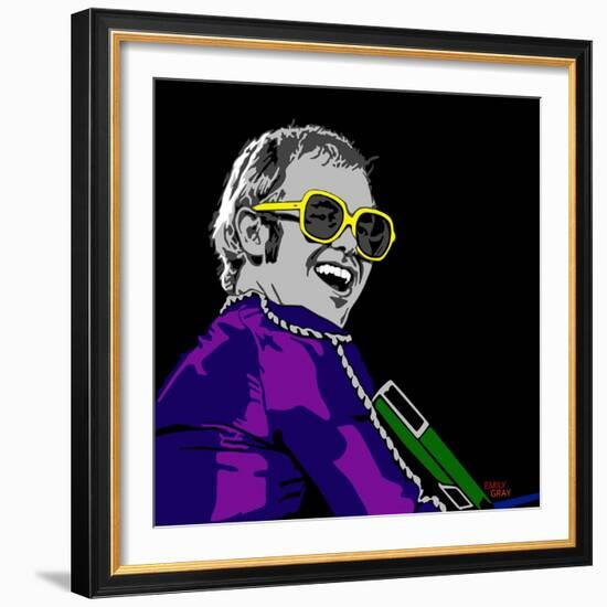 Elton John-Emily Gray-Framed Giclee Print