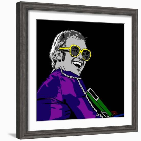 Elton John-Emily Gray-Framed Giclee Print