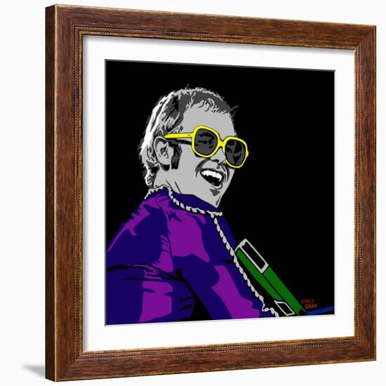 Elton John-Emily Gray-Framed Giclee Print