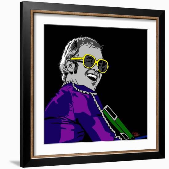 Elton John-Emily Gray-Framed Giclee Print