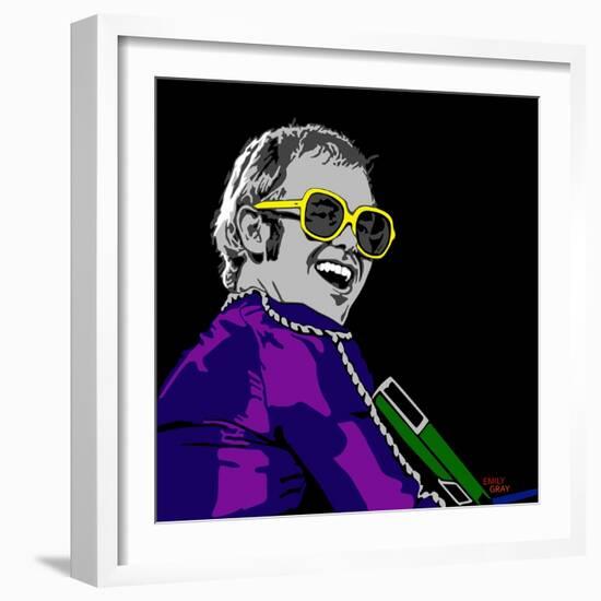 Elton John-Emily Gray-Framed Giclee Print