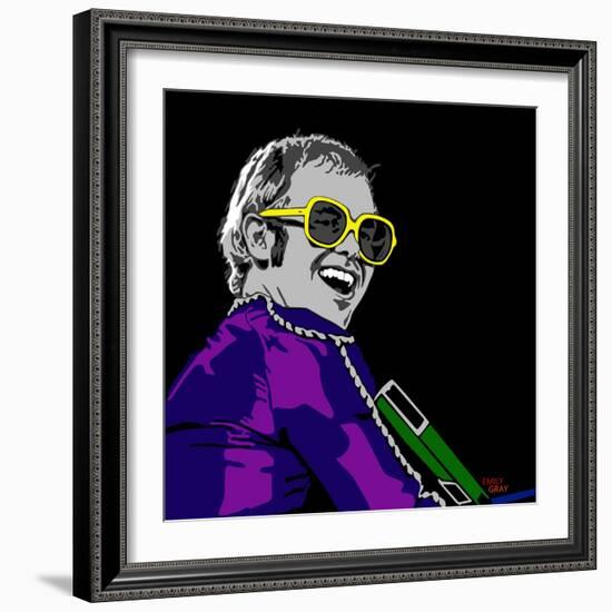 Elton John-Emily Gray-Framed Giclee Print