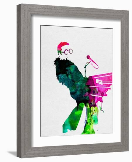 Elton Watercolor-Lora Feldman-Framed Premium Giclee Print