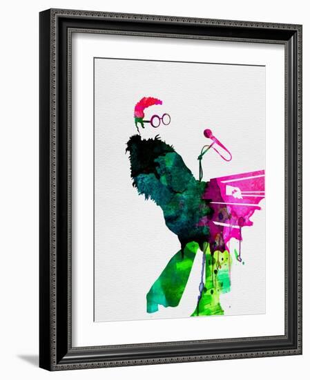 Elton Watercolor-Lora Feldman-Framed Premium Giclee Print