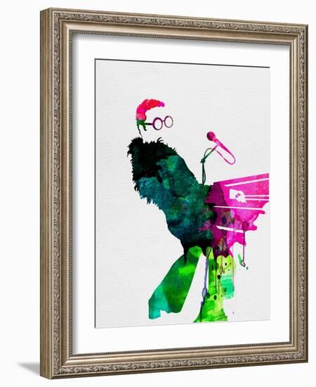 Elton Watercolor-Lora Feldman-Framed Art Print