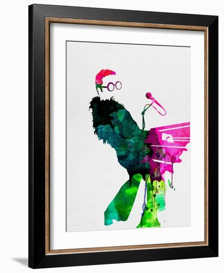 Elton Watercolor-Lora Feldman-Framed Art Print