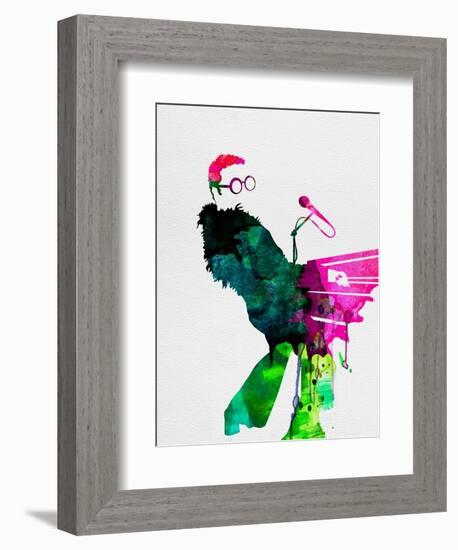 Elton Watercolor-Lora Feldman-Framed Premium Giclee Print